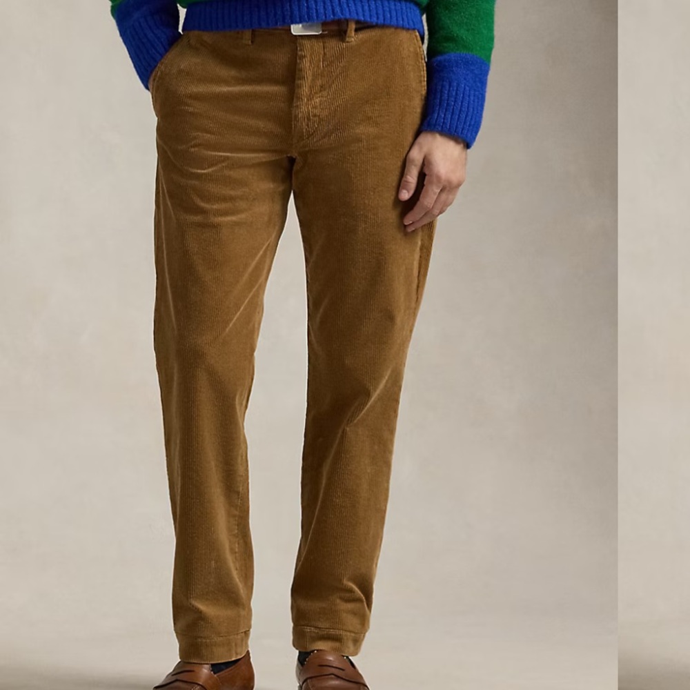 Polo Ralph Lauren Classic Stretch Tan Corduroy Pants